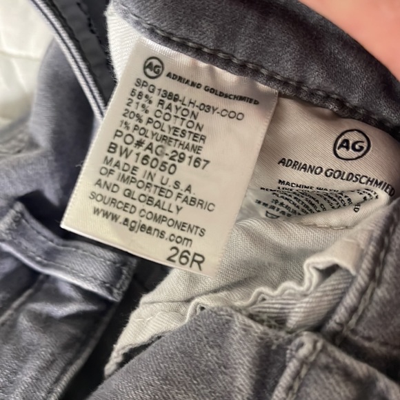 Ag “the legging ankle” grey jean size 26 - Picture 2 of 5